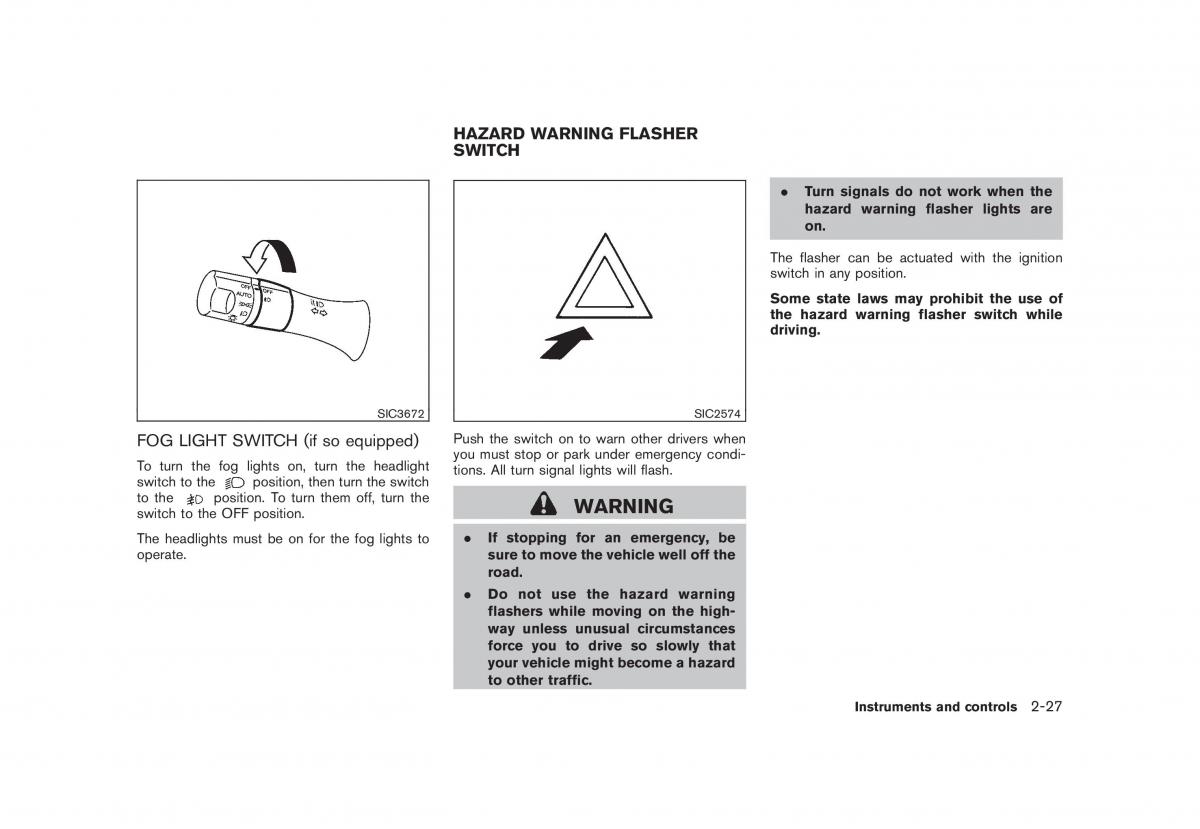 Nissan Cube III 3 owners manual / page 101