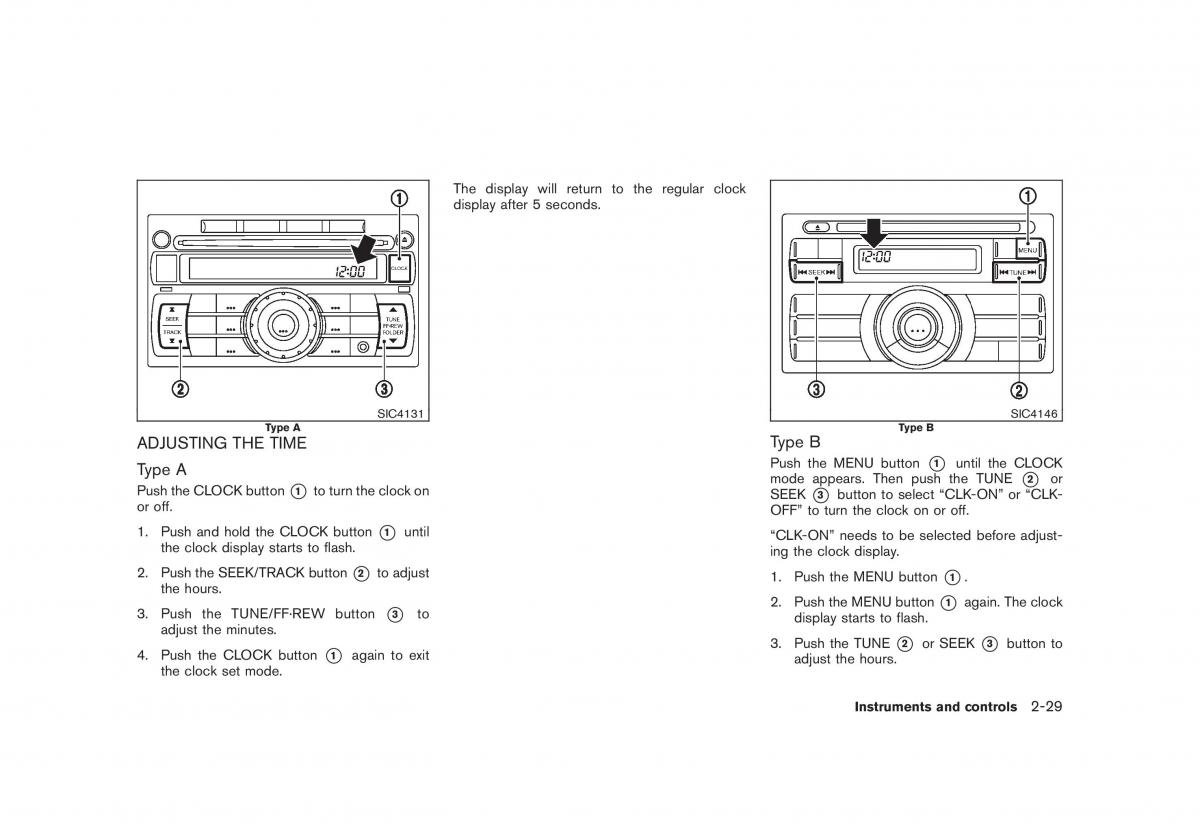 Nissan Cube III 3 owners manual / page 103