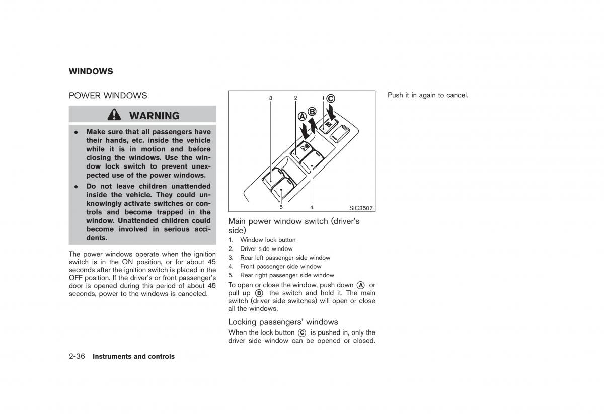 Nissan Cube III 3 owners manual / page 110