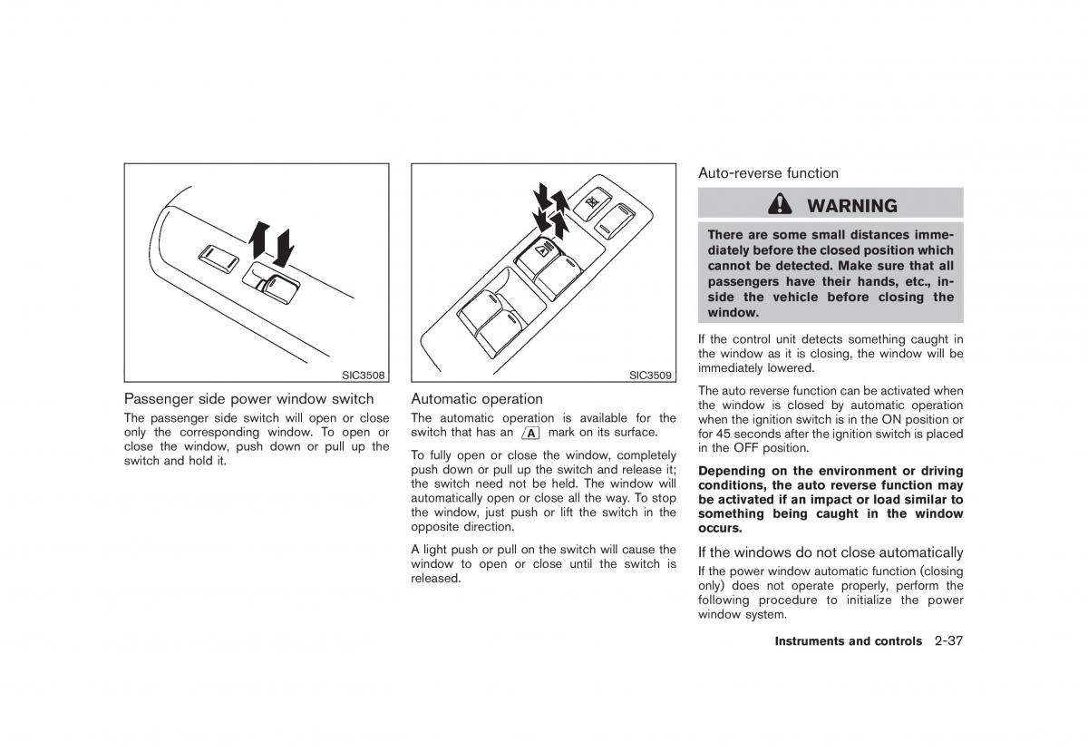 Nissan Cube III 3 owners manual / page 111