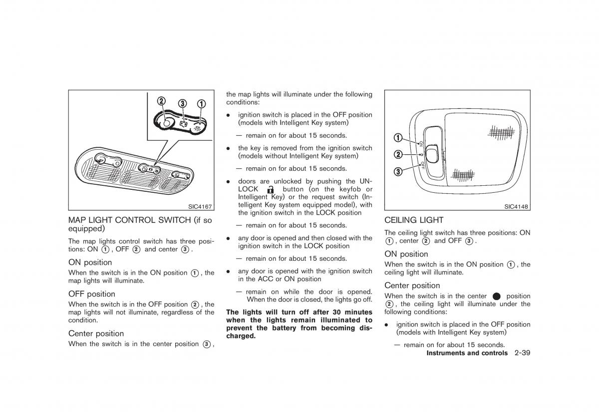 Nissan Cube III 3 owners manual / page 113