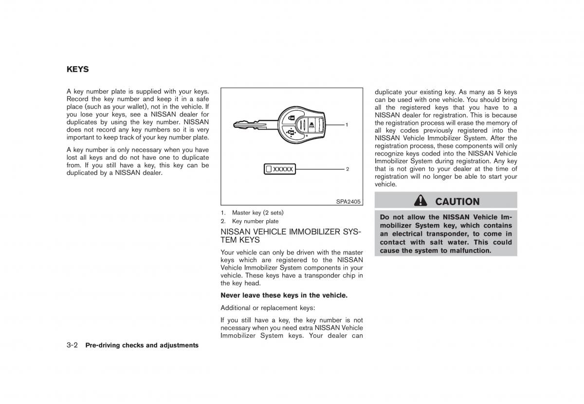 Nissan Cube III 3 owners manual / page 116