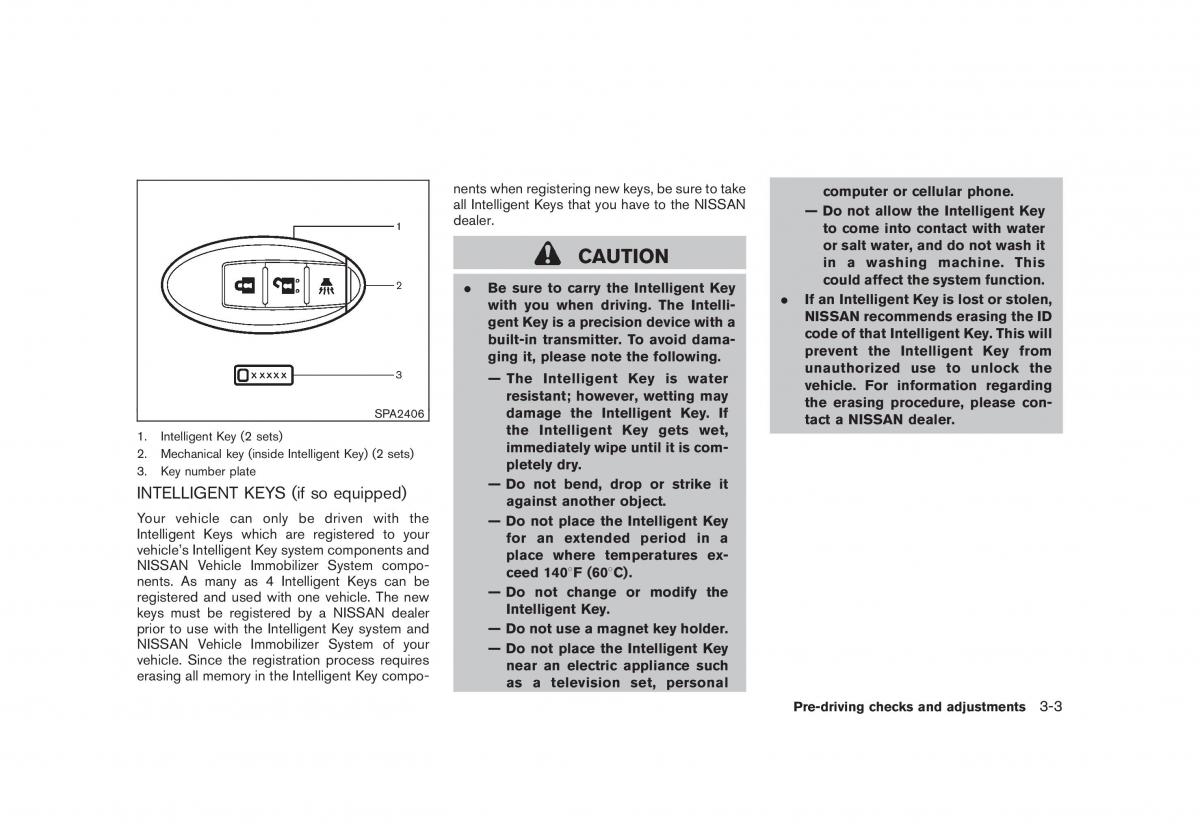 Nissan Cube III 3 owners manual / page 117