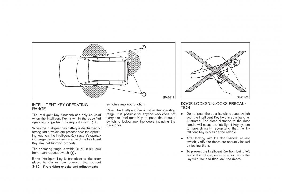 Nissan Cube III 3 owners manual / page 126