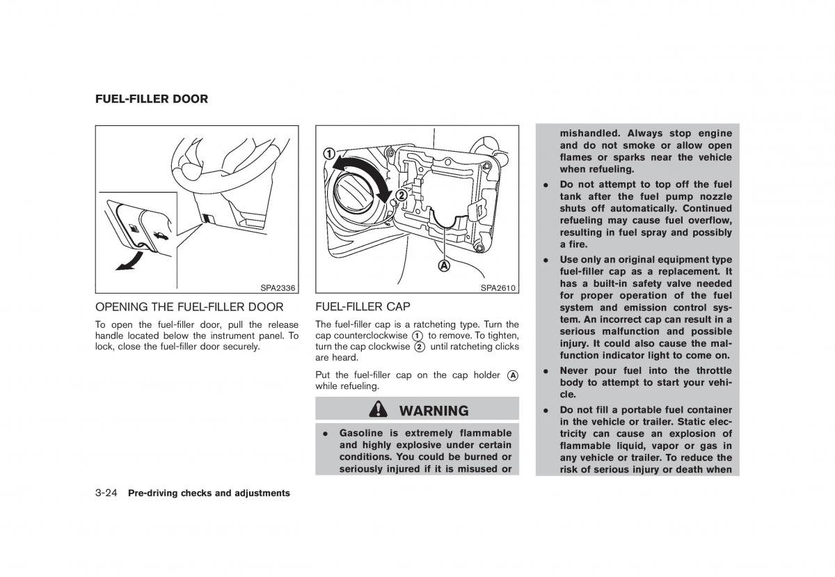 Nissan Cube III 3 owners manual / page 138