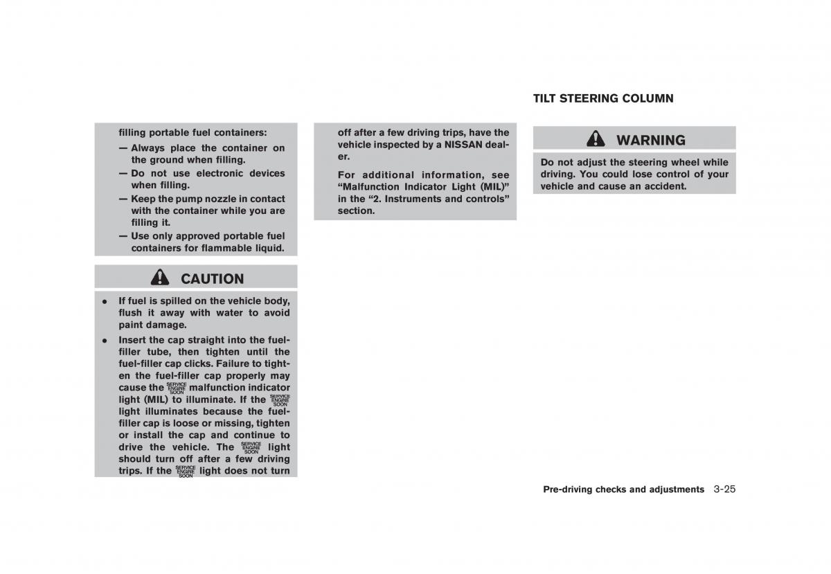 Nissan Cube III 3 owners manual / page 139