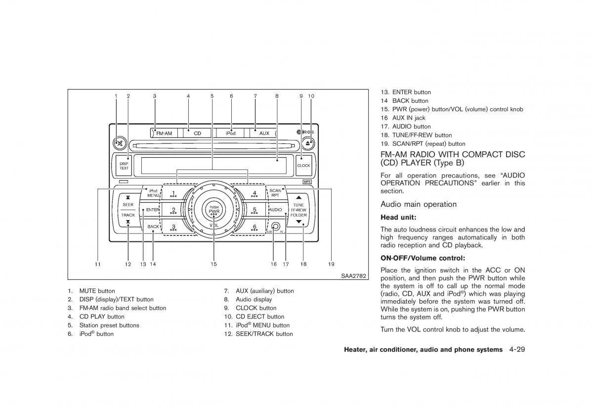 Nissan Cube III 3 owners manual / page 171