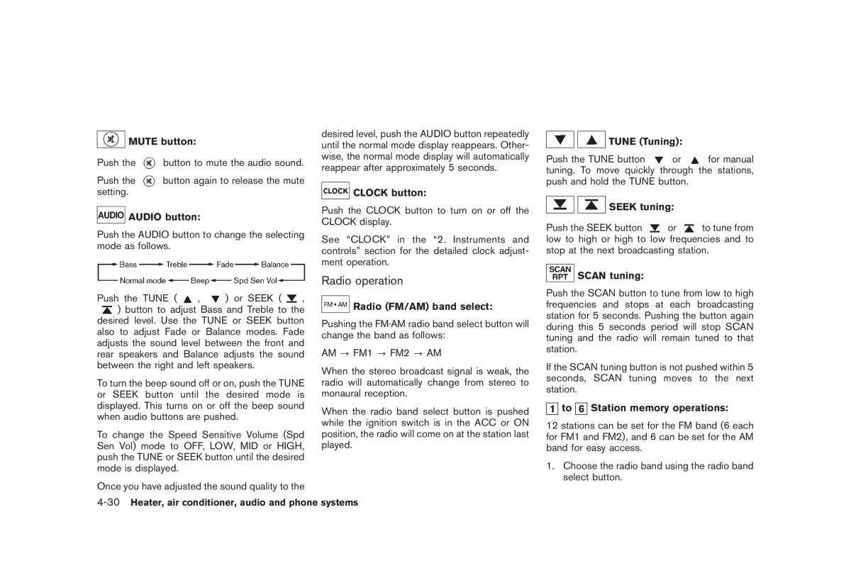 Nissan Cube III 3 owners manual / page 172