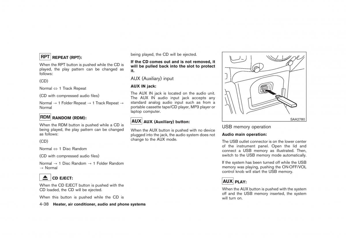 Nissan Cube III 3 owners manual / page 180