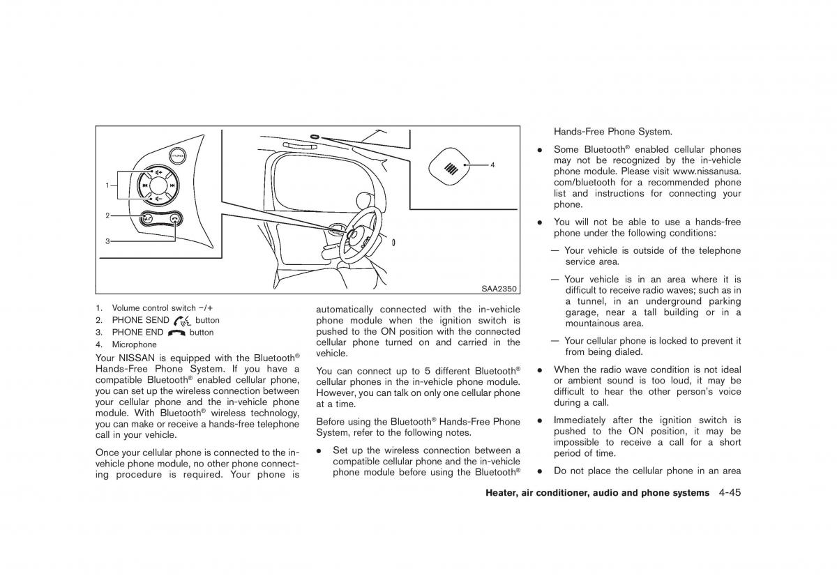 Nissan Cube III 3 owners manual / page 187