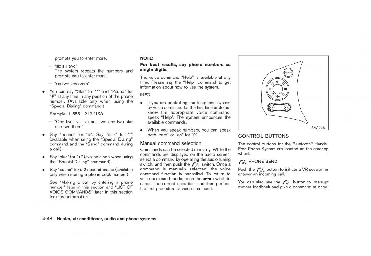 Nissan Cube III 3 owners manual / page 190