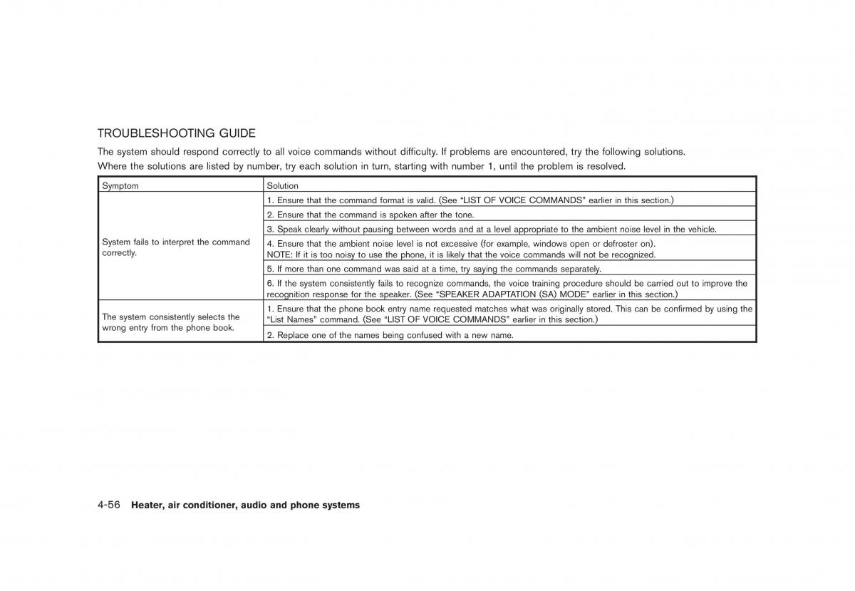 Nissan Cube III 3 owners manual / page 198