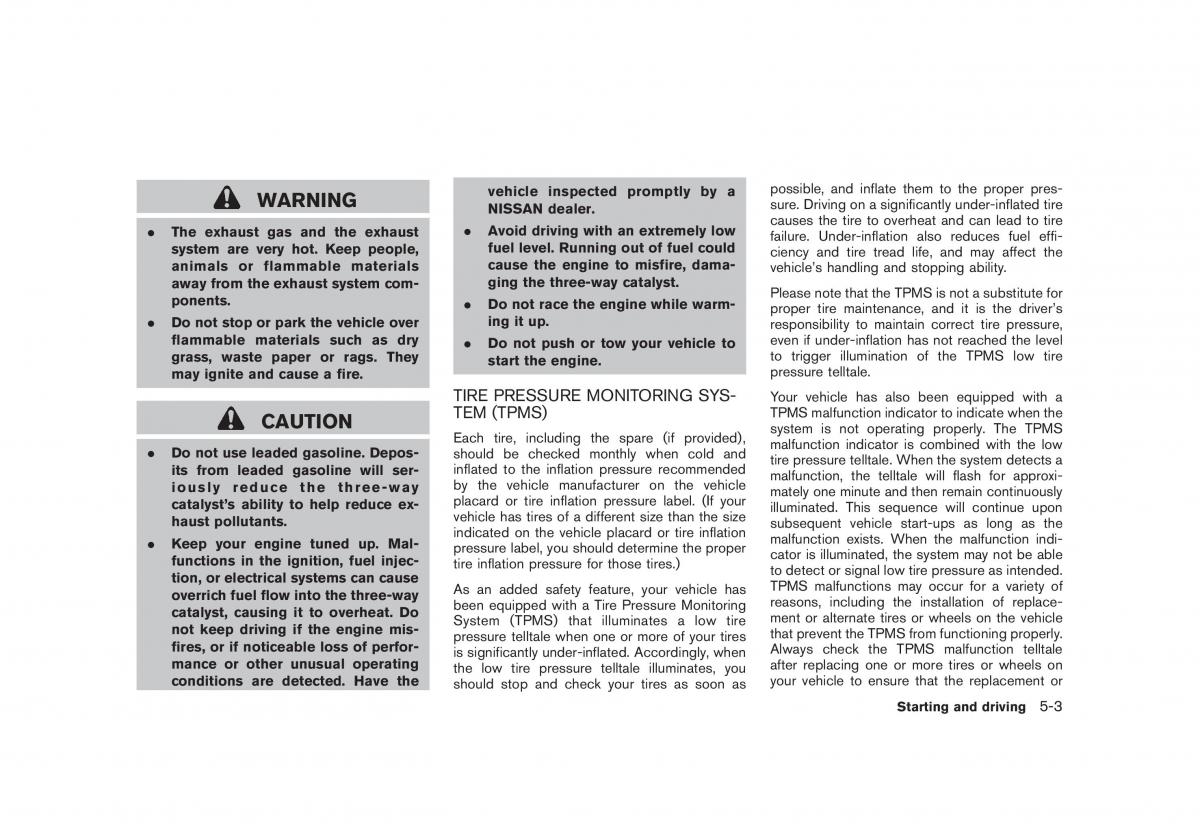 Nissan Cube III 3 owners manual / page 203