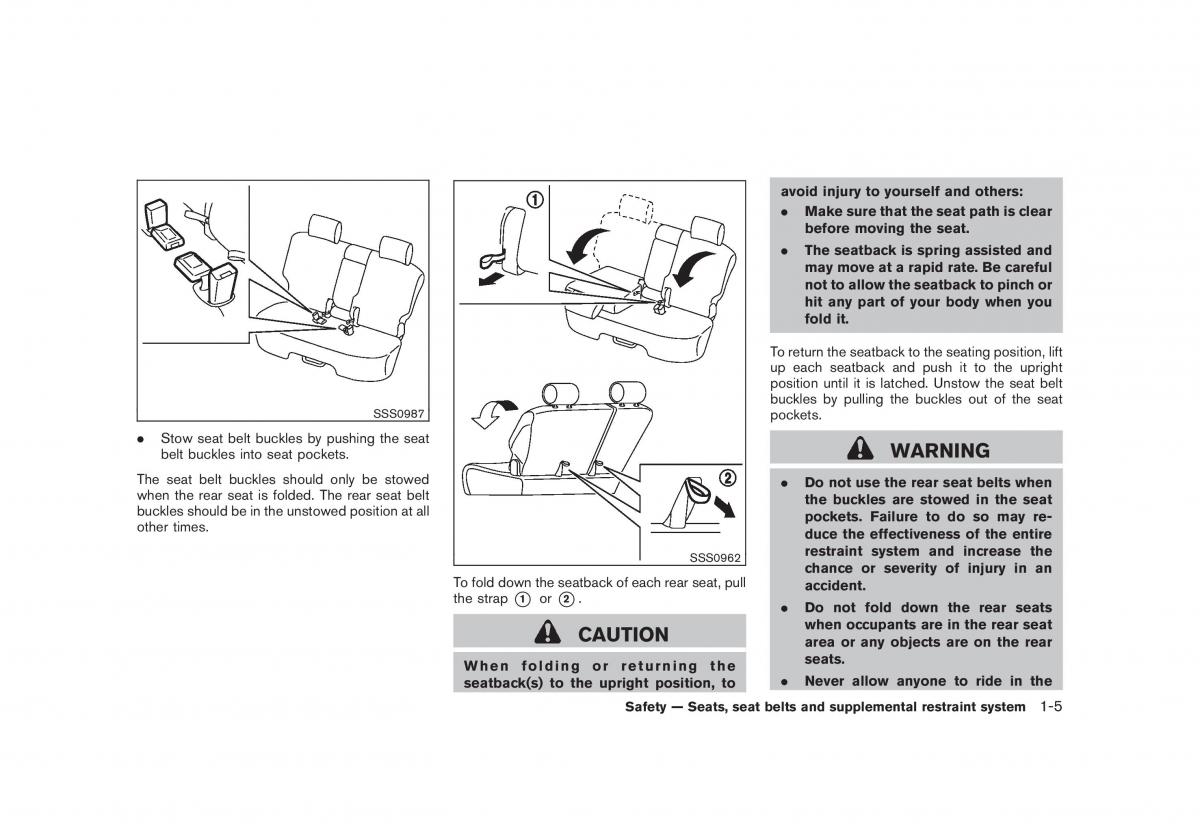 Nissan Cube III 3 owners manual / page 21