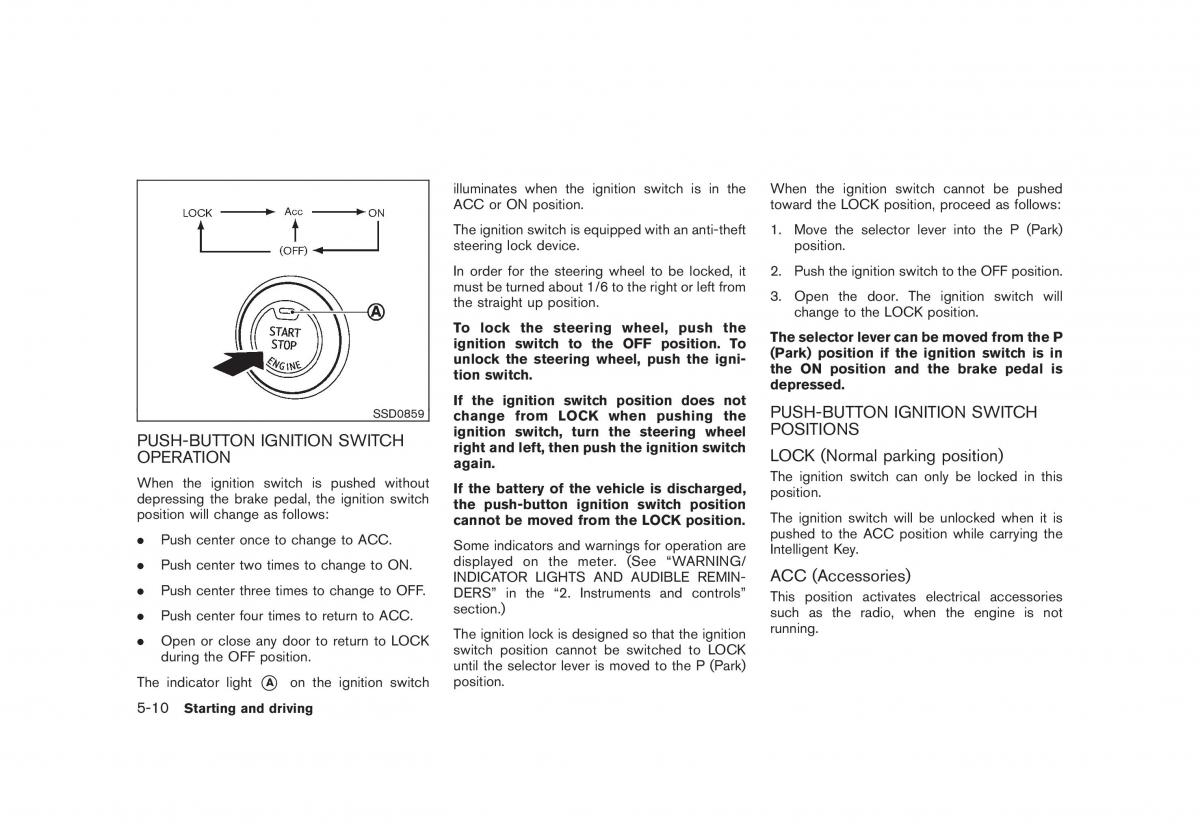 Nissan Cube III 3 owners manual / page 210