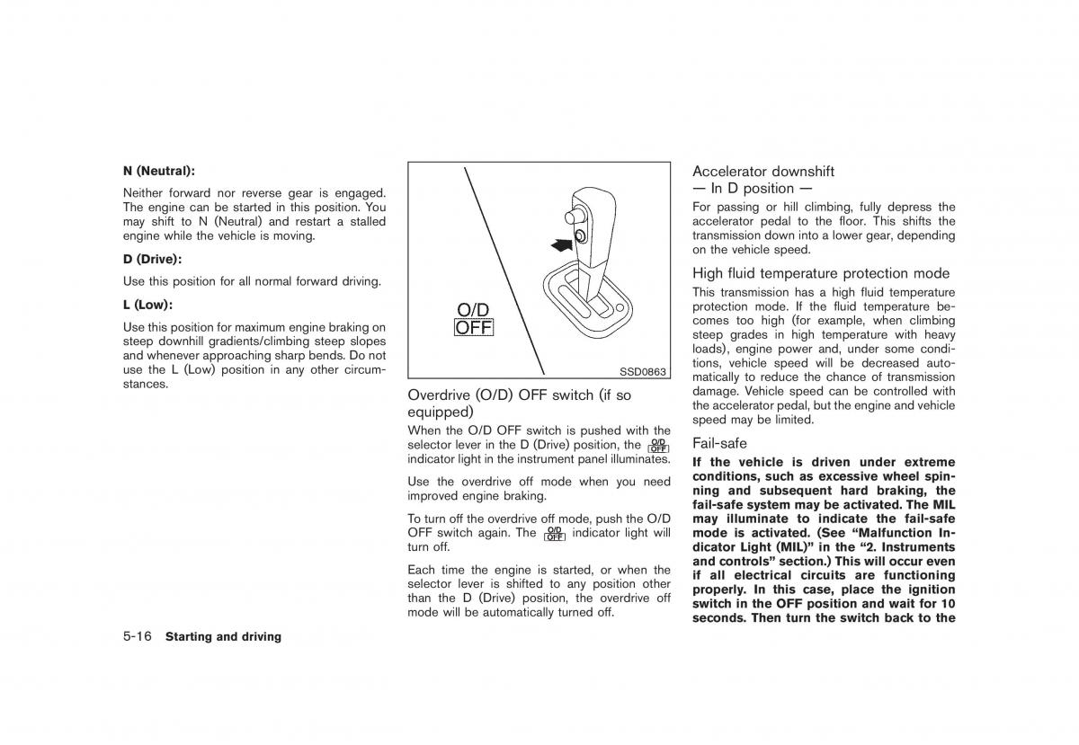 Nissan Cube III 3 owners manual / page 216