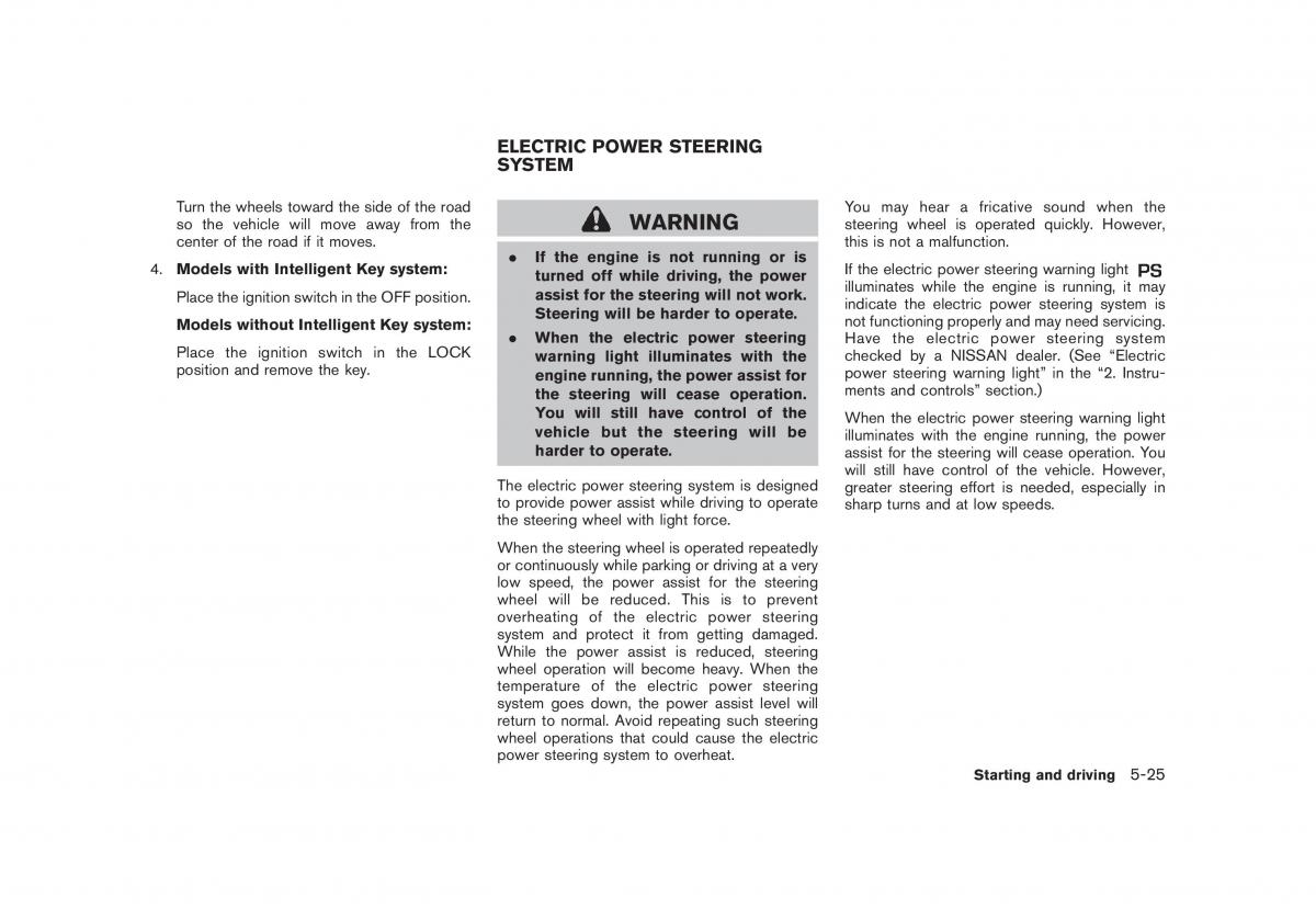 Nissan Cube III 3 owners manual / page 225