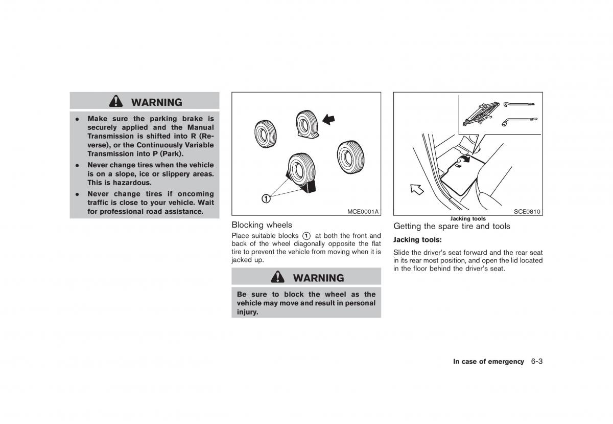 Nissan Cube III 3 owners manual / page 235