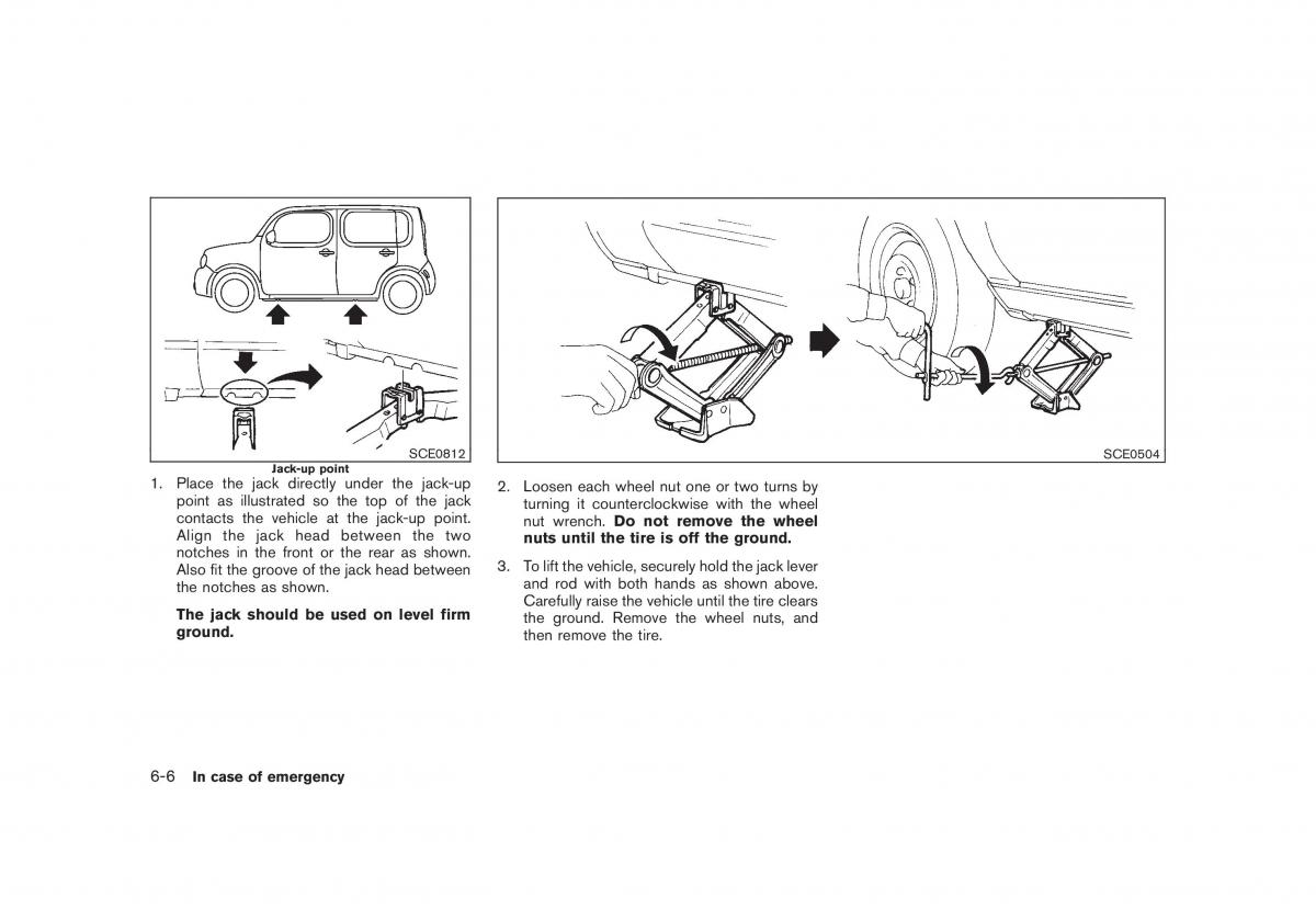 Nissan Cube III 3 owners manual / page 238