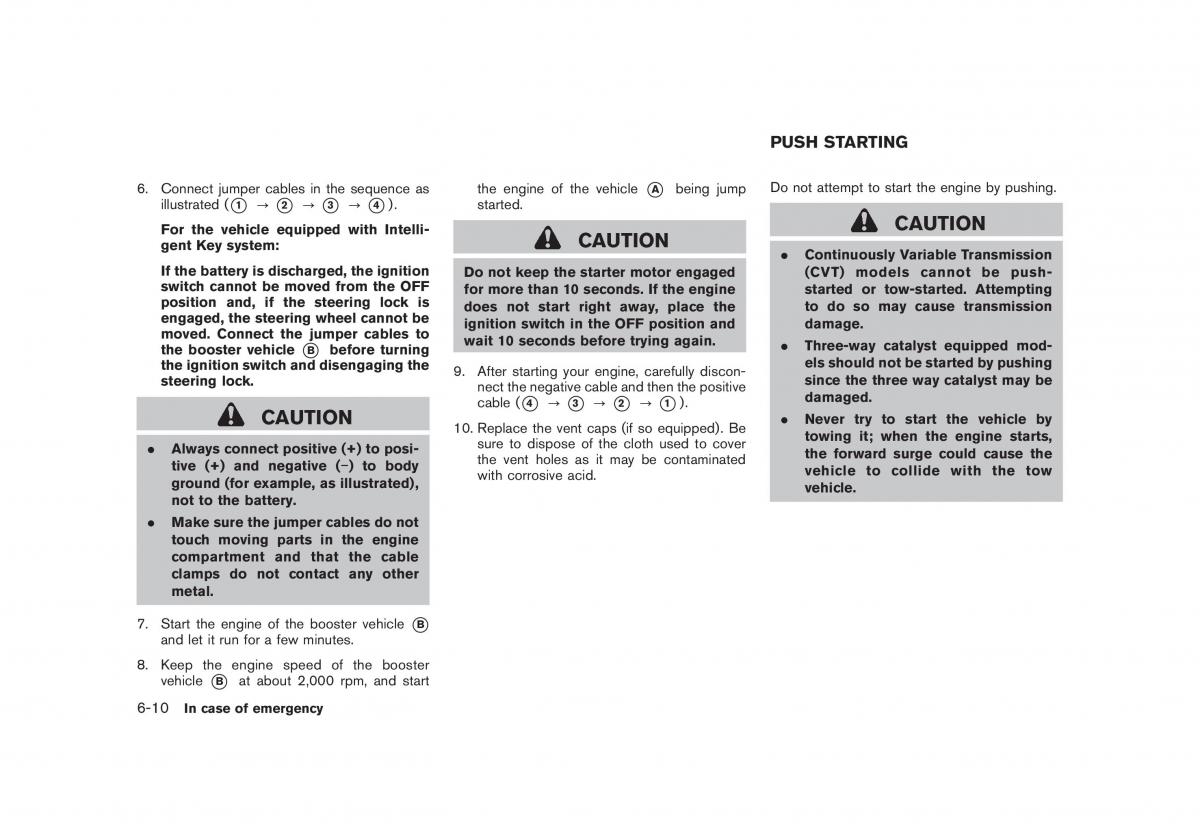 Nissan Cube III 3 owners manual / page 242