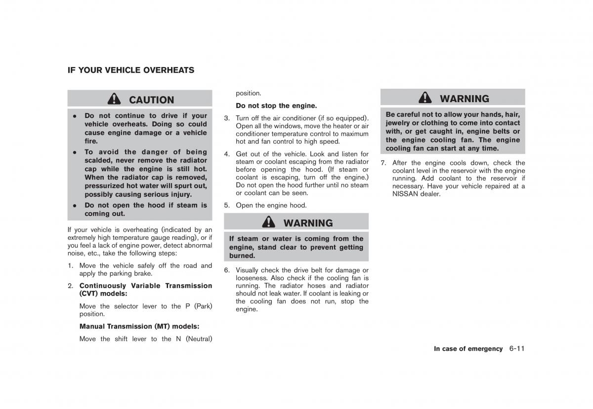 Nissan Cube III 3 owners manual / page 243