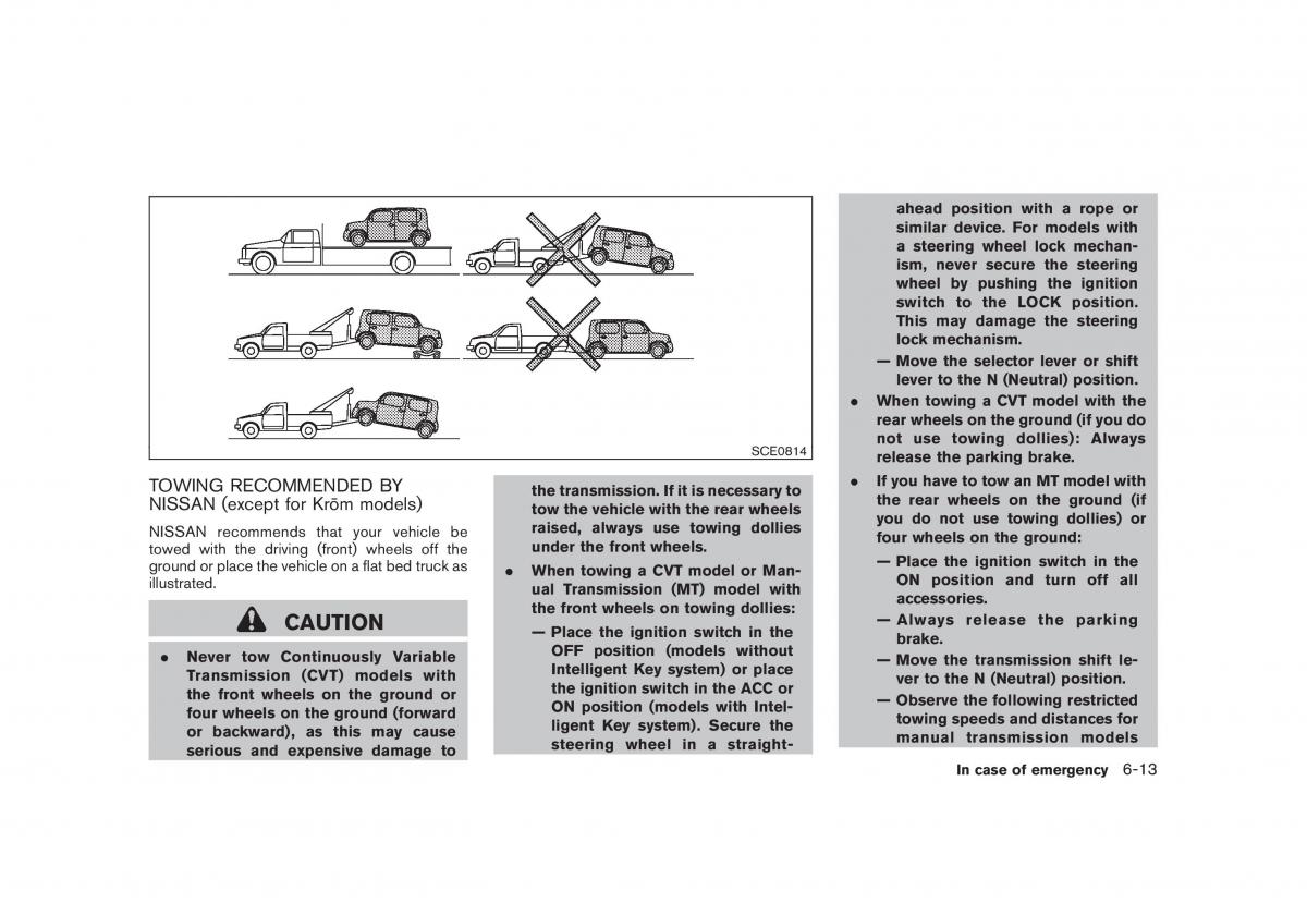 Nissan Cube III 3 owners manual / page 245