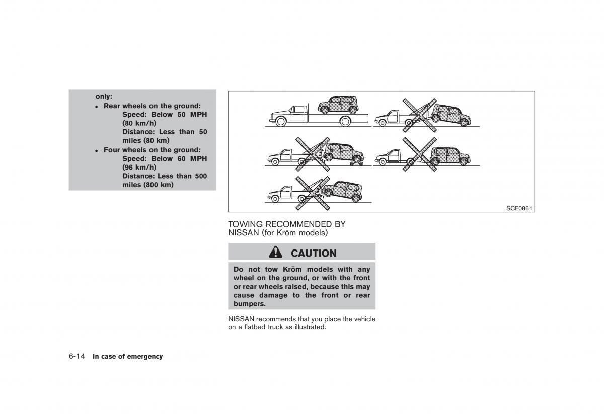 Nissan Cube III 3 owners manual / page 246