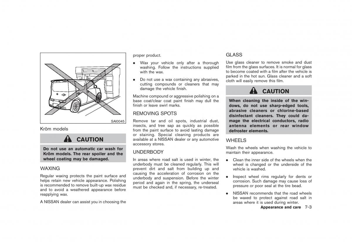 Nissan Cube III 3 owners manual / page 253