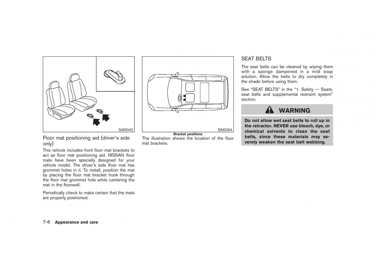 Nissan Cube III 3 owners manual / page 256