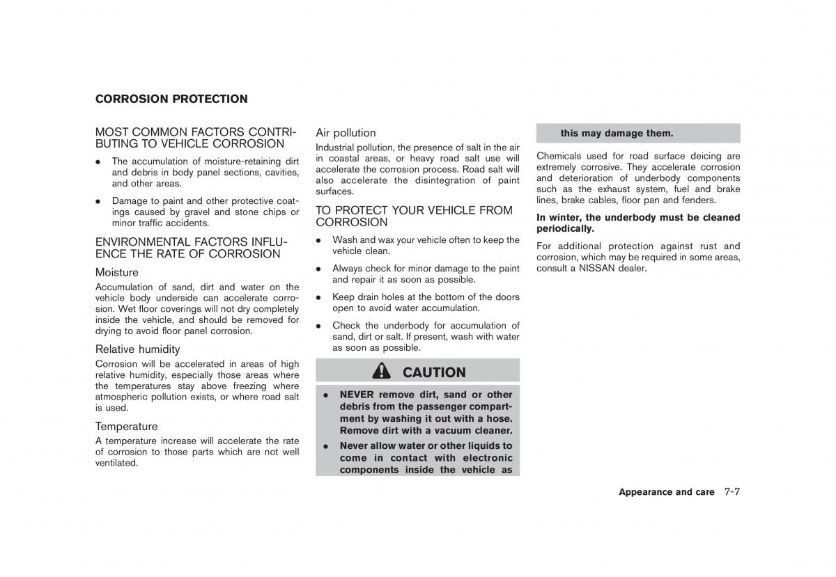 Nissan Cube III 3 owners manual / page 257