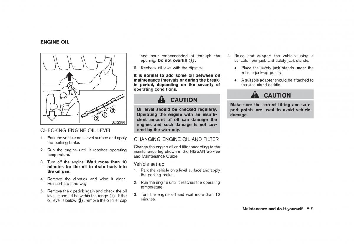 Nissan Cube III 3 owners manual / page 267