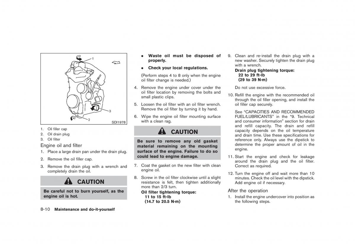 Nissan Cube III 3 owners manual / page 268