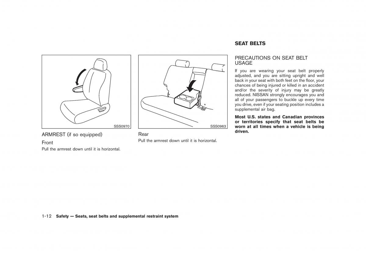 Nissan Cube III 3 owners manual / page 28