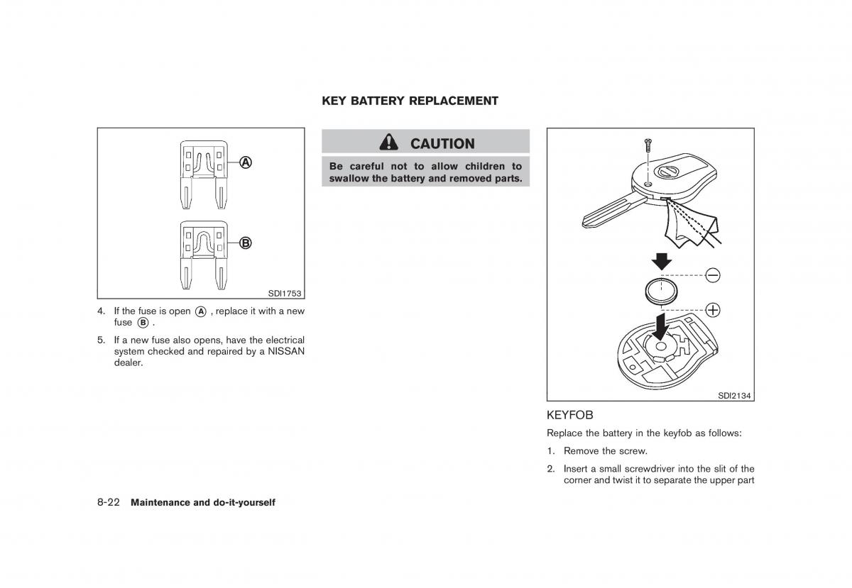 Nissan Cube III 3 owners manual / page 280