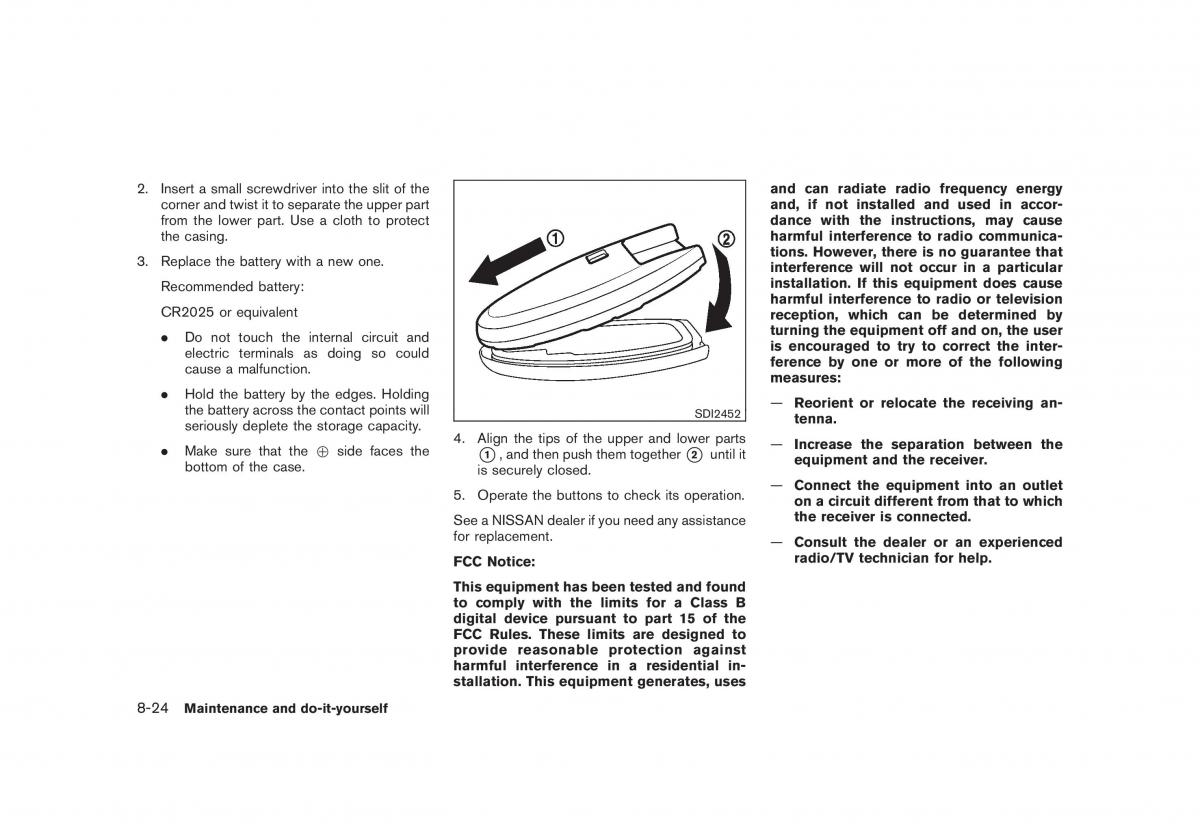 Nissan Cube III 3 owners manual / page 282