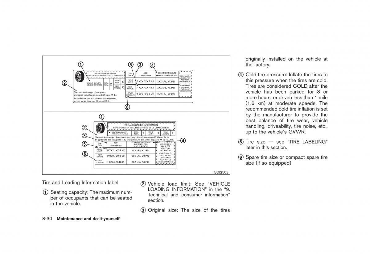 Nissan Cube III 3 owners manual / page 288