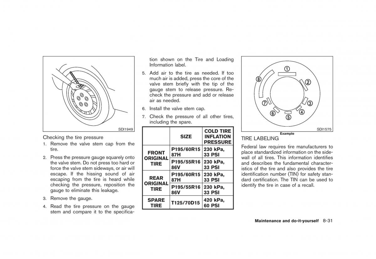 Nissan Cube III 3 owners manual / page 289