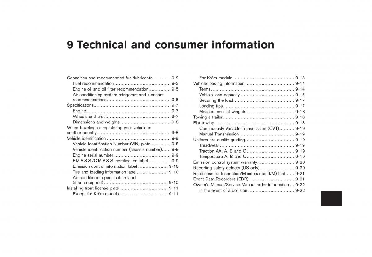 Nissan Cube III 3 owners manual / page 297