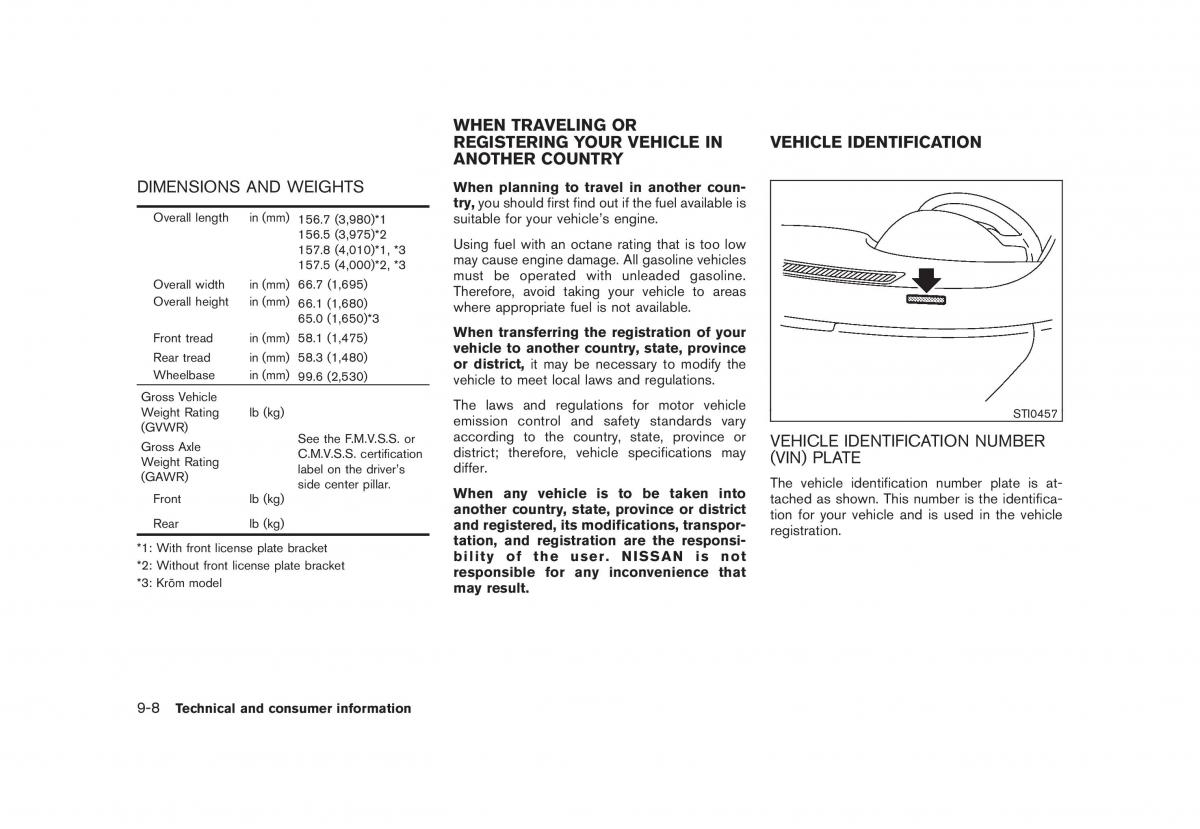 Nissan Cube III 3 owners manual / page 304