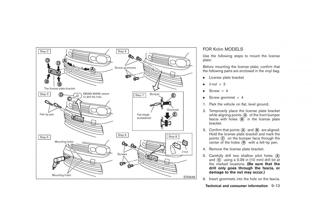 Nissan Cube III 3 owners manual / page 309