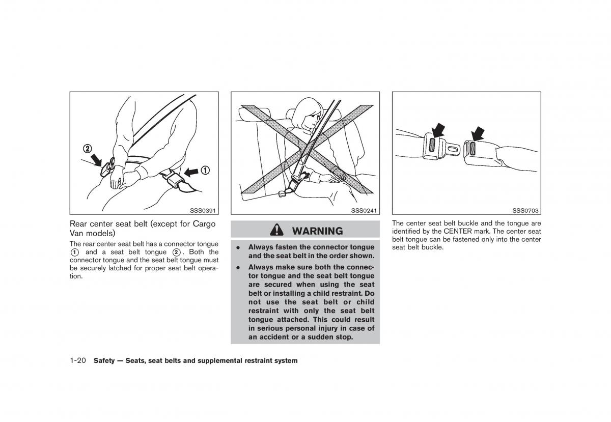 Nissan Cube III 3 owners manual / page 36