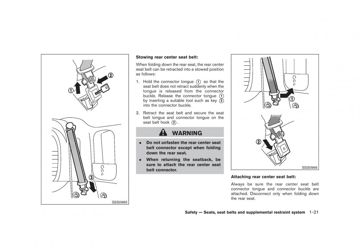 Nissan Cube III 3 owners manual / page 37