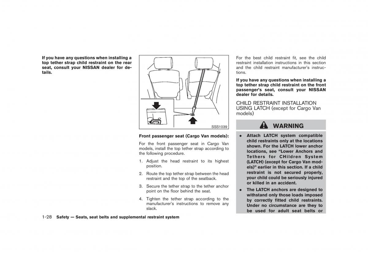 Nissan Cube III 3 owners manual / page 44