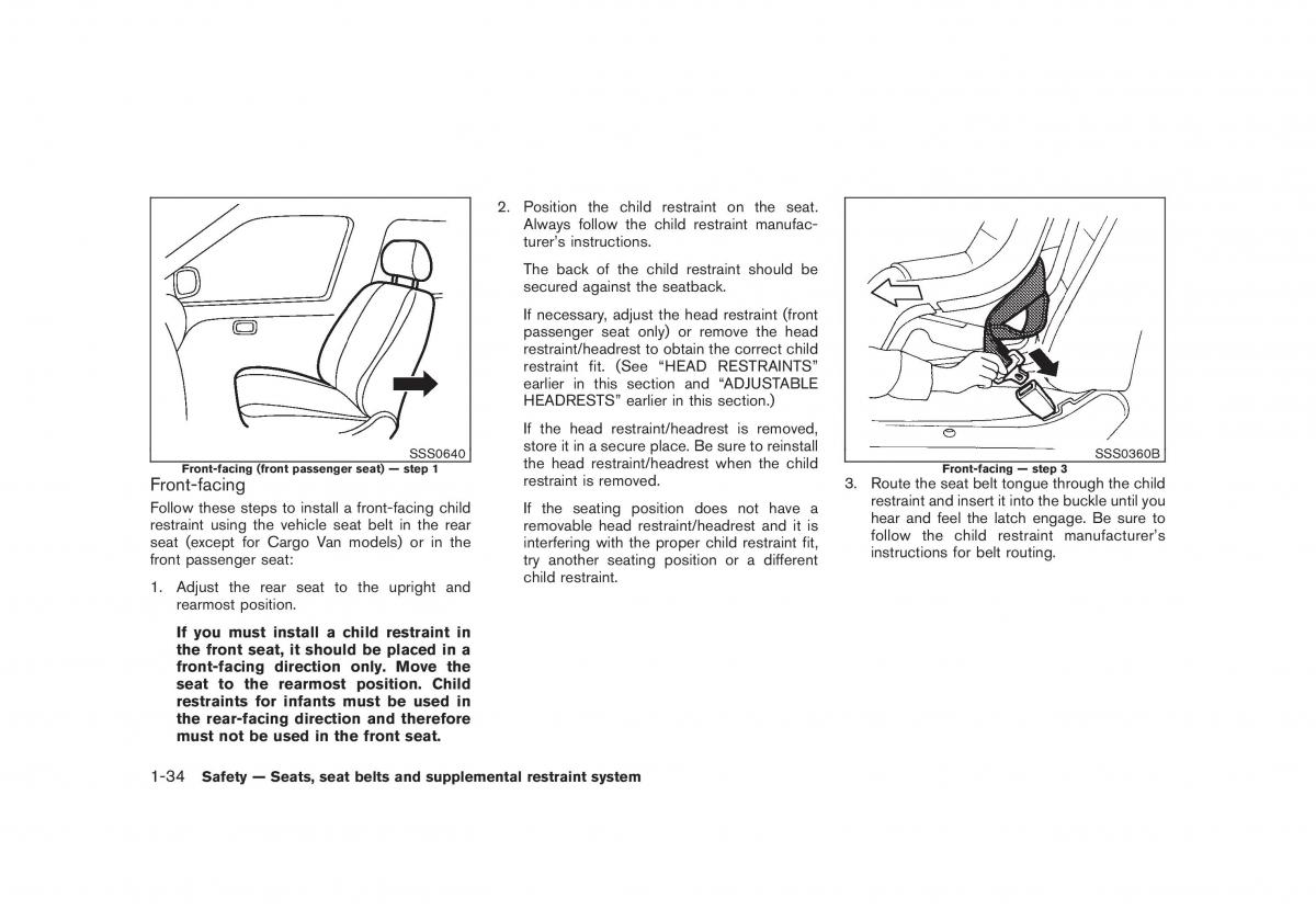 Nissan Cube III 3 owners manual / page 50