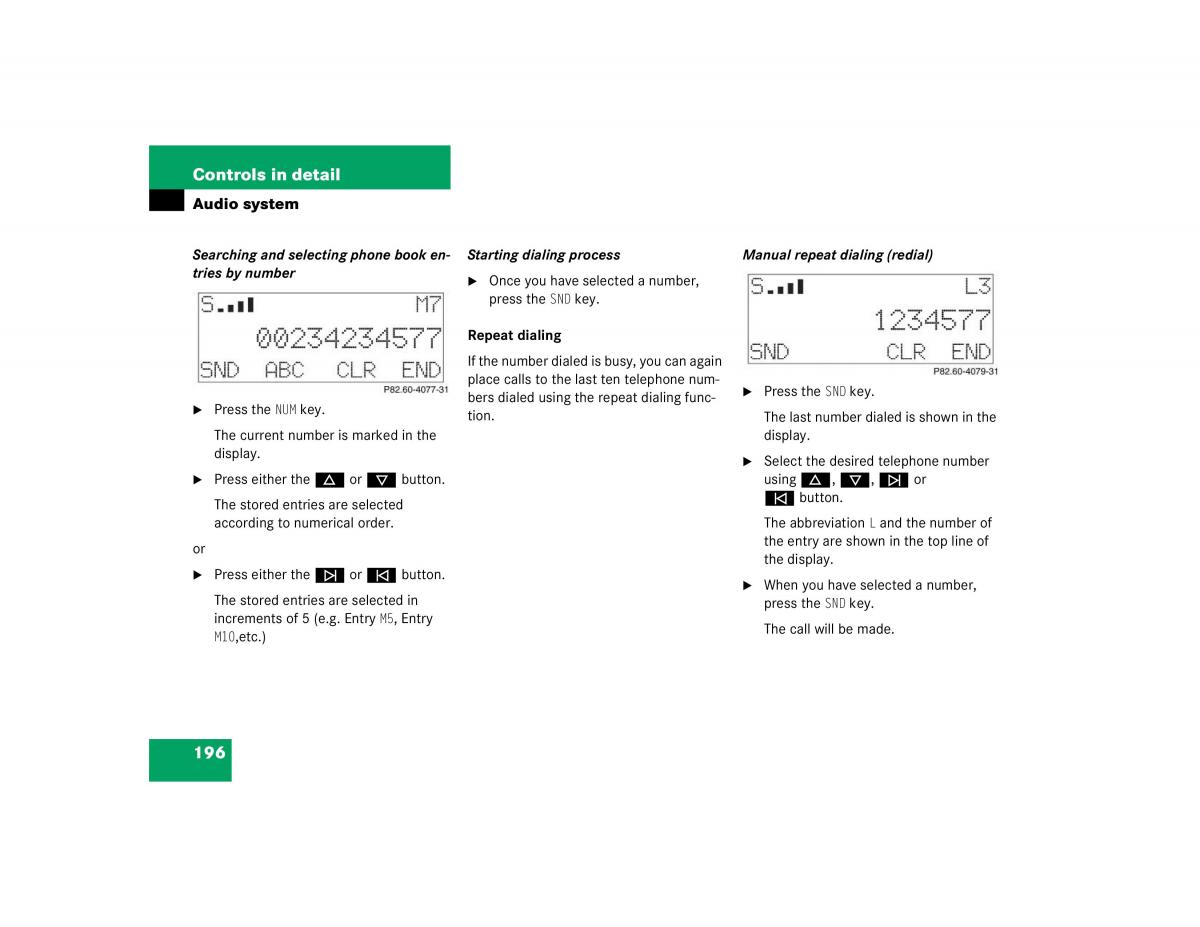 manual mercedes c mercedes benz c class w203 owners manual / page 196