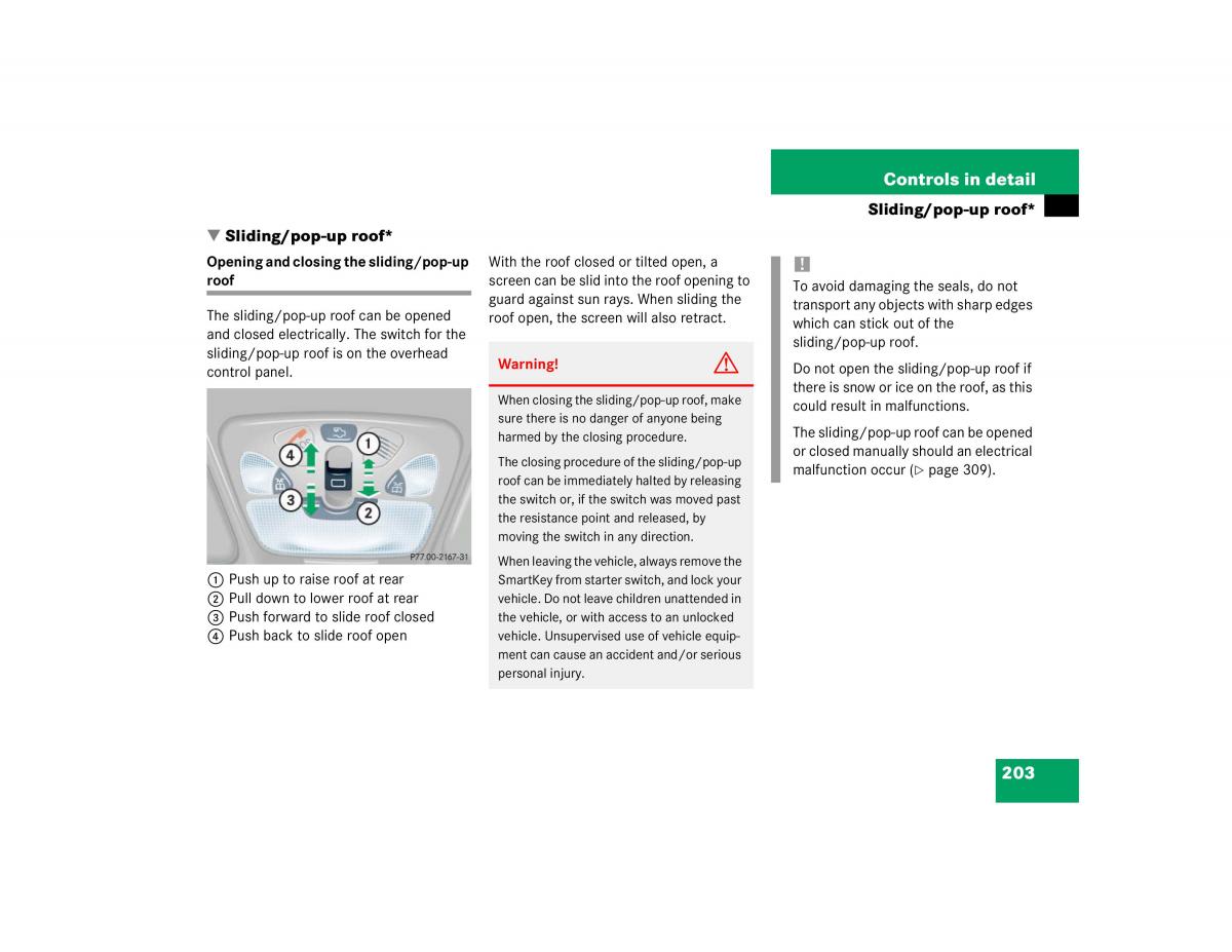 manual mercedes c mercedes benz c class w203 owners manual / page 203