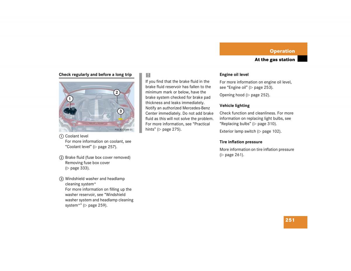 Mercedes Benz C Class W203 owners manual / page 251