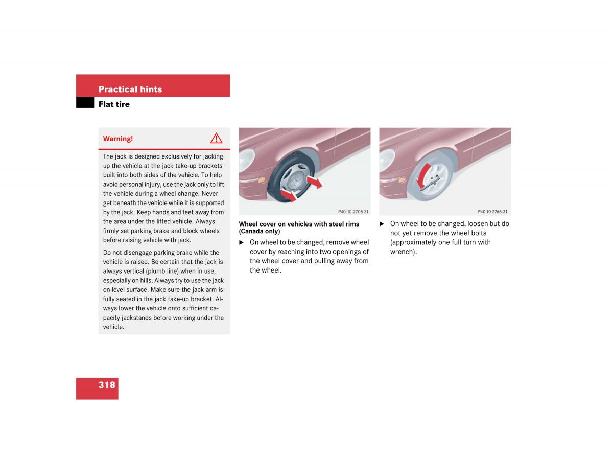 manual mercedes c mercedes benz c class w203 owners manual / page 318