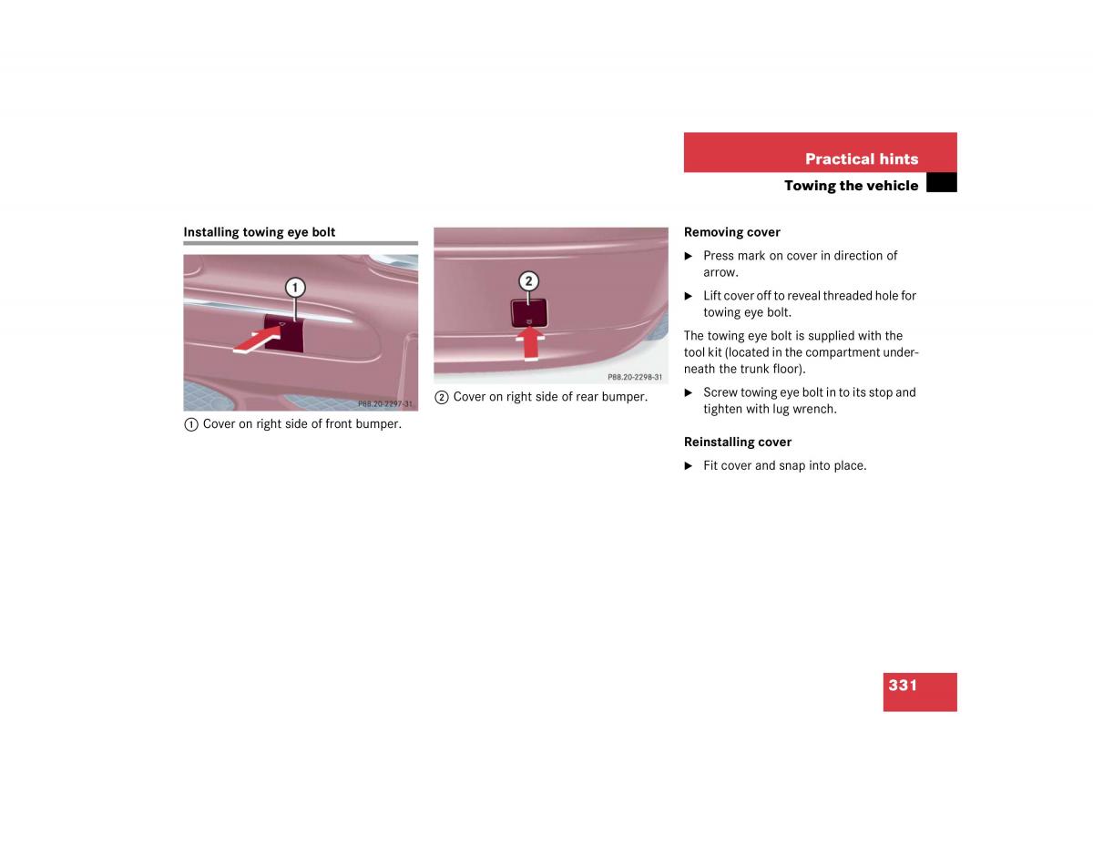 Mercedes Benz C Class W203 owners manual / page 331