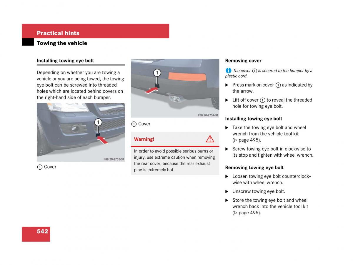 Mercedes Benz GL Class X164 owners manual / page 543